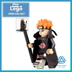 Xếp hình Naruto Boruto Mitsuki Gaara Minato Hashirama Tobirama Sakula Pain Lego Minifigures Kopf Kf6112
