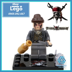 Đồ chơi Xếp hình Pirates of the Caribbean Jack Sparrow Will Turner - Joshamee Gibbs Davy Jones Minifigures KSZ 515