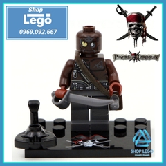 Đồ chơi Xếp hình Pirates of the Caribbean Jack Sparrow Will Turner - Joshamee Gibbs Davy Jones Minifigures KSZ 515