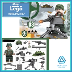 Xếp hình Cuộc chiến Liên Triều Bộ binh Mỹ Lego Minifigures No.71020