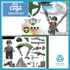 Xếp hình Cuộc chiến Liên Triều Bộ binh Mỹ Lego Minifigures No.71020