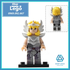 Xếp hình Athena - Pegasus - Cygnus Hyoga - Shiryu - Ikki trong Saint Seiya Lego Minifigures POGO PG8128