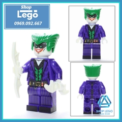 Xếp hình Batman : Arkham Harleen Victor Fries Quinzel Joker Reddier Catwoman Bane Lego Minifigures Pogo PG8186
