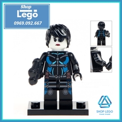 Xếp hình Forge - Domino - Omega Red - Sunfire - Radioactive Man- Pyro- Ripclaw- Union Jack Lego Minifigures POGO PG8082