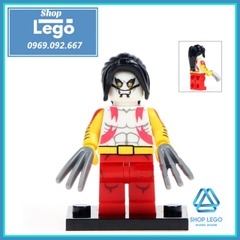 Xếp hình Forge - Domino - Omega Red - Sunfire - Radioactive Man- Pyro- Ripclaw- Union Jack Lego Minifigures POGO PG8082