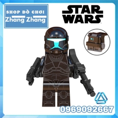 Đồ chơi xếp hình Star Wars Clone Commando Boss Chiến tranh giữa các vì sao Minifigures WM6124