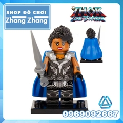 Đồ chơi xếp hình thần sấm Thor love and thunder Valkyrie Jane Foster God-Butcher Beta Ray Bill Minifigures WM6146
