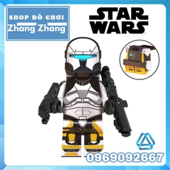 Đồ chơi xếp hình Star Wars Clone Commando Boss Chiến tranh giữa các vì sao Minifigures WM6124