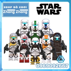 Đồ chơi xếp hình Star Wars Clone Commando Boss Chiến tranh giữa các vì sao Minifigures WM6124