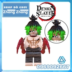 Đồ chơi xếp hình Kimetsu no Yaiba trong Demon Slayer Tanjiro Nezuko Yoriichi Daki Douma Kokushibo Muzan WM6138