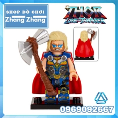 Đồ chơi xếp hình thần sấm Thor love and thunder Valkyrie Jane Foster God-Butcher Beta Ray Bill Minifigures WM6146