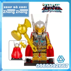 Đồ chơi xếp hình thần sấm Thor love and thunder Valkyrie Jane Foster God-Butcher Beta Ray Bill Minifigures WM6146