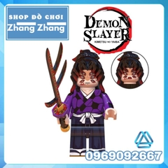 Đồ chơi xếp hình Kimetsu no Yaiba trong Demon Slayer Tanjiro Nezuko Yoriichi Daki Douma Kokushibo Muzan WM6138