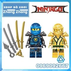 Đồ chơi xếp hình Ninjago Kai Nya Jay Cole Zane Lloyd tặng kèm Golder Ninja Minifigures KSZ716
