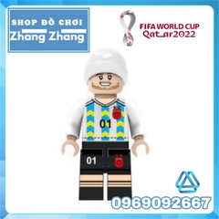 Đồ chơi xếp hình các ngôi sao bóng đá đội tuyển World Cup 2022 Football Soccer Minifigures M8046