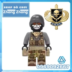 Đồ chơi xếp hình biệt đội Ghost Swat đặc nhiệm thủy quân lục chiến Minifigures M8021