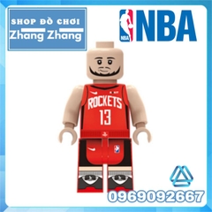 Đồ chơi xếp hình ngôi sao bóng rổ NBA giải vô địch Mỹ Lebron James - James Harden - Kyrie Irving - Jalen Green M8031