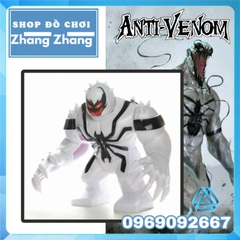 Đồ chơi xếp hình Anti Venom trong người nhện Spider Man Marvel Minifigures Bigfigures POGO PG1808 PG8116