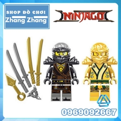 Đồ chơi xếp hình Ninjago Kai Nya Jay Cole Zane Lloyd tặng kèm Golder Ninja Minifigures KSZ716