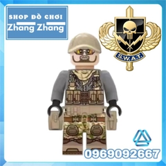 Đồ chơi xếp hình biệt đội Ghost Swat đặc nhiệm thủy quân lục chiến Minifigures M8021
