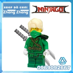 Đồ chơi xếp hình Ninjago Kai Zane Cole Lloyd Jay đại chiến Thunder Keeper trong Ngôi làng rừng xanh Minifigures