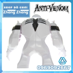 Đồ chơi xếp hình Anti Venom trong người nhện Spider Man Marvel Minifigures Bigfigures POGO PG1808 PG8116