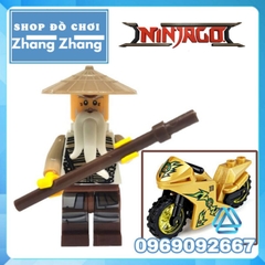 Đồ chơi xếp hình Ninjago Lloyd - Zay - Zane Master Wu - Kai Cole - Nya - Ginkle Minifigures No 005681