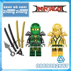 Đồ chơi xếp hình Ninjago Kai Nya Jay Cole Zane Lloyd tặng kèm Golder Ninja Minifigures KSZ716