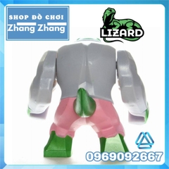 Đồ chơi xếp hình Thằn lằn Lizard trong Người nhện Spider Man Marvel Minifigures Bigfigures POGO PG1806 PG8118