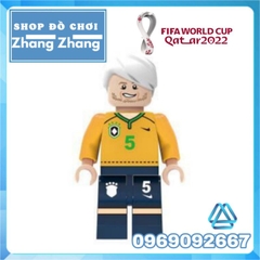 Đồ chơi xếp hình các ngôi sao bóng đá đội tuyển World Cup 2022 Football Soccer Minifigures M8046