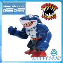 Đồ chơi xếp hình Ripster trong Street Sharks Cá mập đường phố Minifigures KOPF KF1659 KF6152