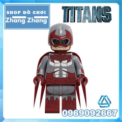 Đồ chơi Xếp hình Biệt đội Titans Superboy Dove Hawk Aqualad Wonder Girl Raven Robin Beast Boy Minifigures Kopf KF6114