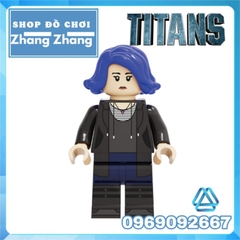 Đồ chơi Xếp hình Biệt đội Titans Superboy Dove Hawk Aqualad Wonder Girl Raven Robin Beast Boy Minifigures Kopf KF6114