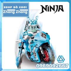Đồ chơi xếp hình xe đua kèm Kai Nya - Jay Lloyd - Cole Zane - General Vex - Ice Empere Ninja Minifigures PRCK 61082