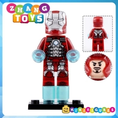 Đồ chơi Xếp hình người sắt Iron Man gồm Avengers MK50 MK85 MK1 MK41 MK5 - Captain Marvel - Outtrider Minifigures WM6055