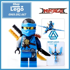 Xếp hình Ninjago Jay Lloyd Kai Cole Zane Stone Scout Chop rai Cryptor tặng kèm Rồng bay Lego Minifigures SY626