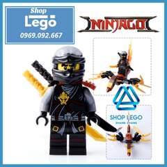 Xếp hình Ninjago Jay Lloyd Kai Cole Zane Stone Scout Chop rai Cryptor tặng kèm Rồng bay Lego Minifigures SY626