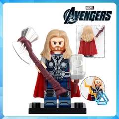 Đồ chơi xếp hình Ultron - Wanda Captain America - Thor Thần sấm Dortor Strage Iron Man Black Panther Minifigures TV6201