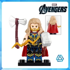 Đồ chơi xếp hình Ultron - Wanda Captain America - Thor Thần sấm Dortor Strage Iron Man Black Panther Minifigures TV6201