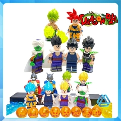 Đồ chơi xếp hình Dragon Ball 7 viên ngọc rồng Songo Ku Vegeta Gamma Piccolo Broly Minifigures Kopf KF6158