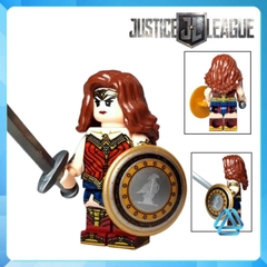 Đồ chơi xếp hình Superman Wonder Woman Batman Green Lantern Cyborg Aquaman Martian Manhunter Flash Minifigures KF6168
