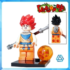 Đồ chơi xếp hình Dragon ball Perfect Cell Son Goku Ultra Instinct 7 viên ngọc rồng Minifigures Kopf KF6165