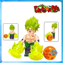 Đồ chơi xếp hình Dragon Ball 7 viên ngọc rồng Songo Ku Vegeta Gamma Piccolo Broly Minifigures Kopf KF6158