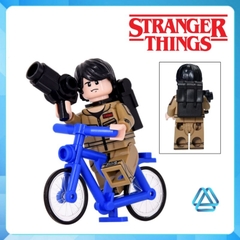 Đồ chơi xếp hình Stranger Things cậu bé mất tích Demogorgon Mike Wheeler Eleven Minifigures Kopf KF6167