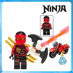 Đồ chơi xếp hình Ninjago và xe máy Zay Zane - Kai Cyren - Cole Lloyd - Nadakhan Nya Minifigures Jinrun JR791