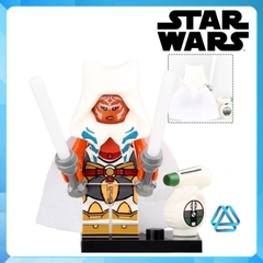 Đồ chơi xếp hình Star Wars Obi Wan Rahm Kota Darth Vader C-3PO Ahsoka Mace Windu Clone Trooper Minifigures TV6101