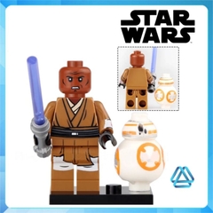 Đồ chơi xếp hình Star Wars Obi Wan Rahm Kota Darth Vader C-3PO Ahsoka Mace Windu Clone Trooper Minifigures TV6101