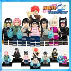 Đồ chơi xếp hình Naruto Kankuro Sarutobi Haruno Gaara Hyuga Tenten Yamanaka Minifigures KDL812