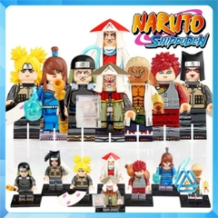 Đồ chơi xếp hình lắp ráp Naruto Ohnoki Sarutobi Terumi Mei Raikage Gaara Temari Kankuro Minifigures WM6111