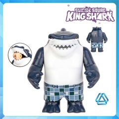 Đồ chơi xếp hình lắp ráp King Shark Vua cá mập trong suicide squad WM2423 WM2424